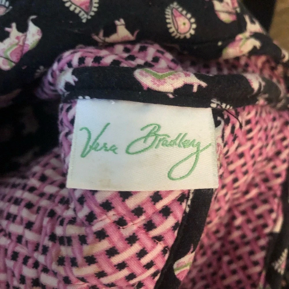 VERA BRADLEY Messenger LapTop Bag Pink Elephants